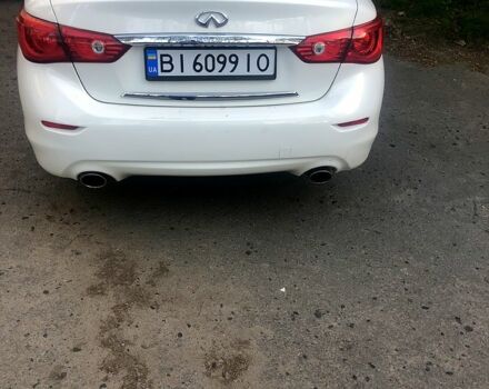 Белый Инфинити Q50, объемом двигателя 3.7 л и пробегом 121 тыс. км за 15350 $, фото 2 на Automoto.ua