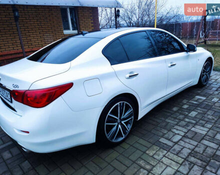 Белый Инфинити Q50, объемом двигателя 3.7 л и пробегом 172 тыс. км за 13499 $, фото 13 на Automoto.ua