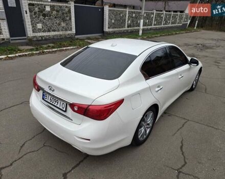 Белый Инфинити Q50, объемом двигателя 3.7 л и пробегом 124 тыс. км за 15500 $, фото 28 на Automoto.ua