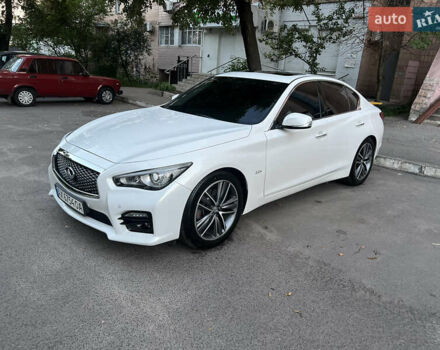 Белый Инфинити Q50, объемом двигателя 2.14 л и пробегом 200 тыс. км за 14000 $, фото 17 на Automoto.ua