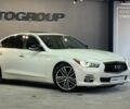 Белый Инфинити Q50, объемом двигателя 3 л и пробегом 136 тыс. км за 13800 $, фото 1 на Automoto.ua