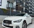 Белый Инфинити Q50, объемом двигателя 3 л и пробегом 123 тыс. км за 15900 $, фото 1 на Automoto.ua