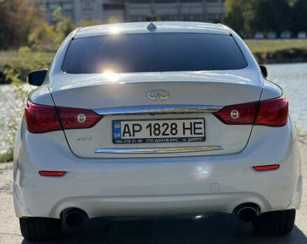 Белый Инфинити Q50, объемом двигателя 3 л и пробегом 108 тыс. км за 14999 $, фото 10 на Automoto.ua