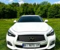 Белый Инфинити Q50, объемом двигателя 3 л и пробегом 145 тыс. км за 13400 $, фото 1 на Automoto.ua