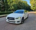 Белый Инфинити Q50, объемом двигателя 3 л и пробегом 161 тыс. км за 16750 $, фото 1 на Automoto.ua
