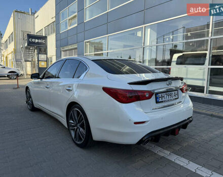 Белый Инфинити Q50, объемом двигателя 2.14 л и пробегом 63 тыс. км за 18200 $, фото 6 на Automoto.ua