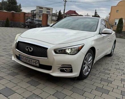 Белый Инфинити Q50, объемом двигателя 3 л и пробегом 109 тыс. км за 15800 $, фото 7 на Automoto.ua
