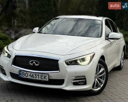 Белый Инфинити Q50, объемом двигателя 1.99 л и пробегом 119 тыс. км за 13333 $, фото 3 на Automoto.ua