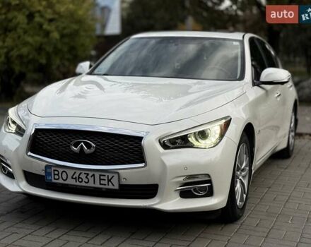 Белый Инфинити Q50, объемом двигателя 1.99 л и пробегом 119 тыс. км за 13333 $, фото 12 на Automoto.ua