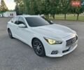 Белый Инфинити Q50, объемом двигателя 3 л и пробегом 146 тыс. км за 12200 $, фото 1 на Automoto.ua