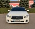 Белый Инфинити Q50, объемом двигателя 3 л и пробегом 99 тыс. км за 11800 $, фото 1 на Automoto.ua