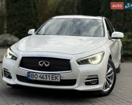 Белый Инфинити Q50, объемом двигателя 1.99 л и пробегом 119 тыс. км за 13333 $, фото 4 на Automoto.ua