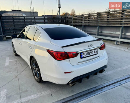 Белый Инфинити Q50, объемом двигателя 3 л и пробегом 79 тыс. км за 15500 $, фото 13 на Automoto.ua