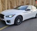 Белый Инфинити Q50, объемом двигателя 3 л и пробегом 77 тыс. км за 16700 $, фото 1 на Automoto.ua