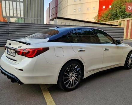 Белый Инфинити Q50, объемом двигателя 3 л и пробегом 71 тыс. км за 19700 $, фото 9 на Automoto.ua
