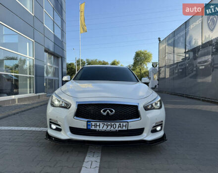 Белый Инфинити Q50, объемом двигателя 2.14 л и пробегом 63 тыс. км за 18200 $, фото 1 на Automoto.ua