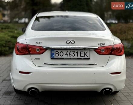 Белый Инфинити Q50, объемом двигателя 1.99 л и пробегом 119 тыс. км за 13333 $, фото 18 на Automoto.ua