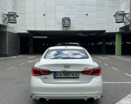 Белый Инфинити Q50, объемом двигателя 3 л и пробегом 145 тыс. км за 18500 $, фото 21 на Automoto.ua