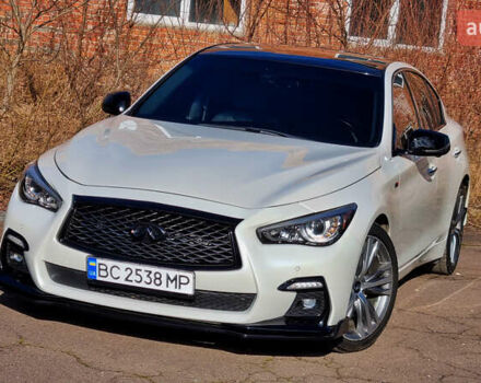 Білий Інфініті Q50, об'ємом двигуна 3 л та пробігом 58 тис. км за 21500 $, фото 3 на Automoto.ua