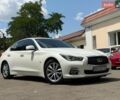 Белый Инфинити Q50, объемом двигателя 3 л и пробегом 98 тыс. км за 15999 $, фото 1 на Automoto.ua
