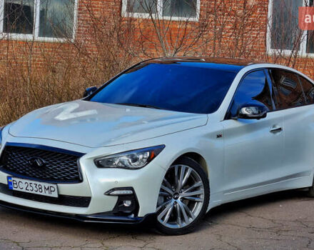 Білий Інфініті Q50, об'ємом двигуна 3 л та пробігом 58 тис. км за 21500 $, фото 2 на Automoto.ua
