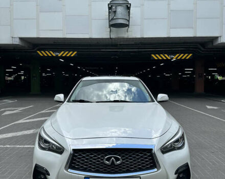 Белый Инфинити Q50, объемом двигателя 3 л и пробегом 145 тыс. км за 18500 $, фото 19 на Automoto.ua