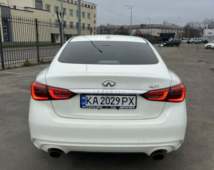 Белый Инфинити Q50, объемом двигателя 3 л и пробегом 144 тыс. км за 15900 $, фото 13 на Automoto.ua
