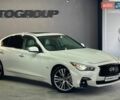 Белый Инфинити Q50, объемом двигателя 3 л и пробегом 105 тыс. км за 14499 $, фото 1 на Automoto.ua