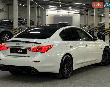 Белый Инфинити Q50, объемом двигателя 3 л и пробегом 146 тыс. км за 17200 $, фото 8 на Automoto.ua