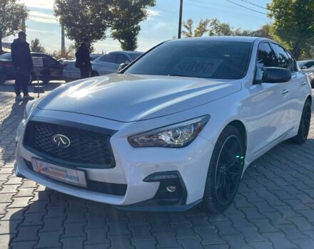Белый Инфинити Q50, объемом двигателя 3 л и пробегом 82 тыс. км за 15500 $, фото 2 на Automoto.ua