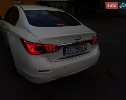 Белый Инфинити Q50, объемом двигателя 3.5 л и пробегом 64 тыс. км за 22999 $, фото 8 на Automoto.ua