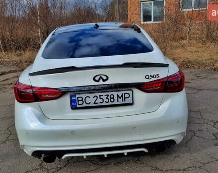 Білий Інфініті Q50, об'ємом двигуна 3 л та пробігом 58 тис. км за 21500 $, фото 12 на Automoto.ua