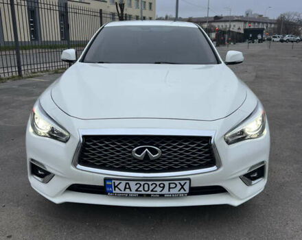Белый Инфинити Q50, объемом двигателя 3 л и пробегом 144 тыс. км за 15900 $, фото 12 на Automoto.ua