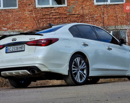 Білий Інфініті Q50, об'ємом двигуна 3 л та пробігом 58 тис. км за 21500 $, фото 14 на Automoto.ua
