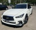 Белый Инфинити Q50, объемом двигателя 3 л и пробегом 55 тыс. км за 15000 $, фото 1 на Automoto.ua