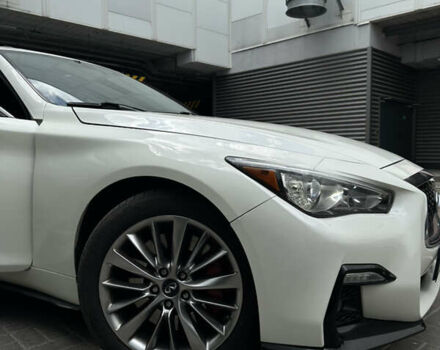 Белый Инфинити Q50, объемом двигателя 3 л и пробегом 145 тыс. км за 18500 $, фото 17 на Automoto.ua