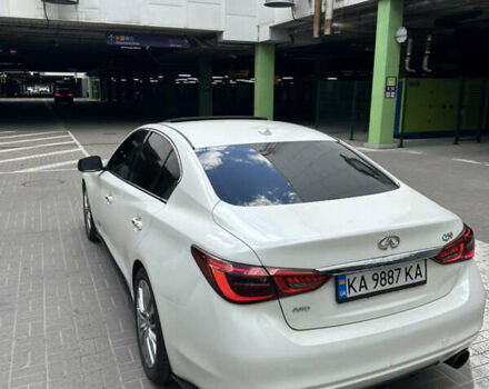 Белый Инфинити Q50, объемом двигателя 3 л и пробегом 145 тыс. км за 18500 $, фото 25 на Automoto.ua