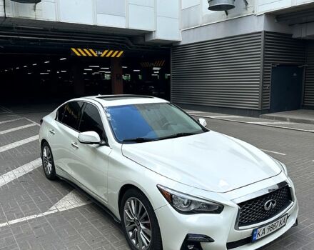 Белый Инфинити Q50, объемом двигателя 3 л и пробегом 148 тыс. км за 16500 $, фото 8 на Automoto.ua