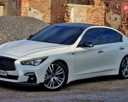 Білий Інфініті Q50, об'ємом двигуна 3 л та пробігом 58 тис. км за 21500 $, фото 1 на Automoto.ua