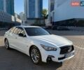 Белый Инфинити Q50, объемом двигателя 3 л и пробегом 85 тыс. км за 18000 $, фото 1 на Automoto.ua