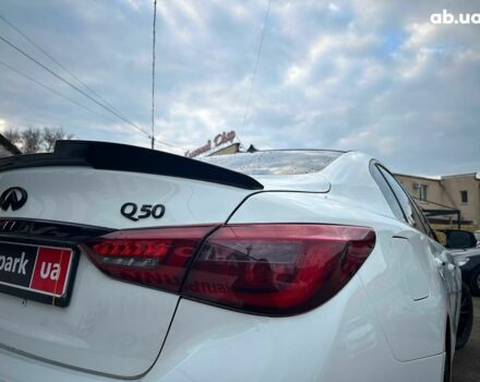 Белый Инфинити Q50, объемом двигателя 3 л и пробегом 143 тыс. км за 14200 $, фото 15 на Automoto.ua