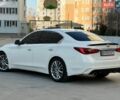Белый Инфинити Q50, объемом двигателя 3 л и пробегом 97 тыс. км за 17500 $, фото 4 на Automoto.ua