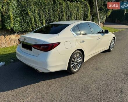 Белый Инфинити Q50, объемом двигателя 1.99 л и пробегом 41 тыс. км за 21500 $, фото 9 на Automoto.ua