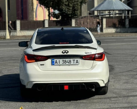 Белый Инфинити Q50, объемом двигателя 3 л и пробегом 87 тыс. км за 19700 $, фото 11 на Automoto.ua
