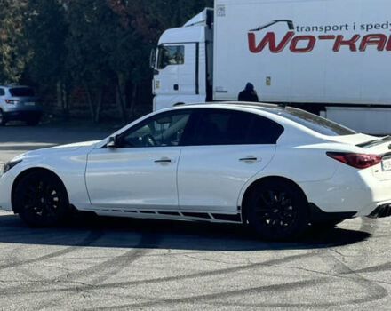 Белый Инфинити Q50, объемом двигателя 3 л и пробегом 87 тыс. км за 19700 $, фото 12 на Automoto.ua