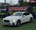 Белый Инфинити Q50, объемом двигателя 3 л и пробегом 65 тыс. км за 16000 $, фото 1 на Automoto.ua