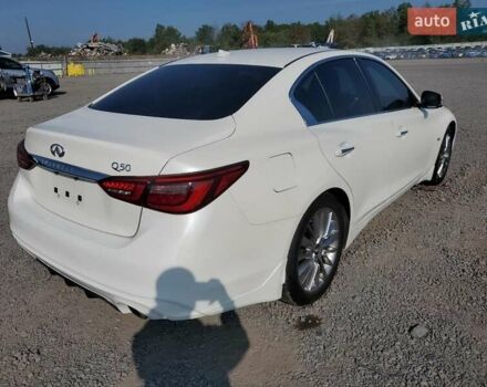 Белый Инфинити Q50, объемом двигателя 3 л и пробегом 84 тыс. км за 3800 $, фото 5 на Automoto.ua
