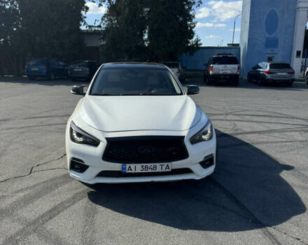 Белый Инфинити Q50, объемом двигателя 3 л и пробегом 87 тыс. км за 19700 $, фото 8 на Automoto.ua