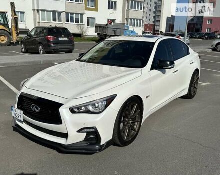 Білий Інфініті Q50, об'ємом двигуна 3 л та пробігом 64 тис. км за 27500 $, фото 13 на Automoto.ua