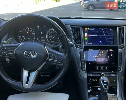 Белый Инфинити Q50, объемом двигателя 3 л и пробегом 83 тыс. км за 29100 $, фото 12 на Automoto.ua